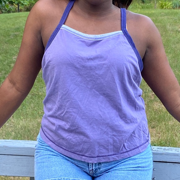 🌂 Purple Racerback Top 🌂 - Picture 1 of 3